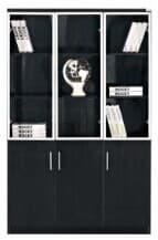 modern black two doors filing cabinet